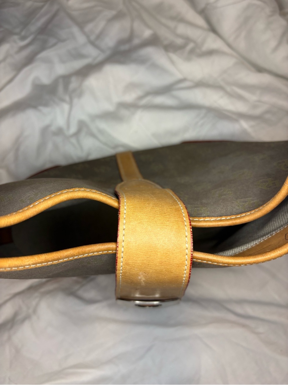 Y2K Dooney & Bourke Classic Signature Hobo Shoulder Bag. Jackie Closure - Picture 3 of 16